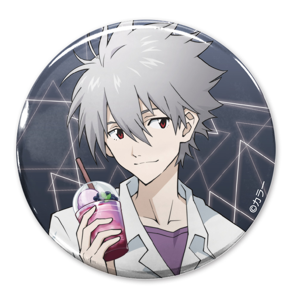 描き下ろし 碇シンジ 65mm缶バッジ 制服Ver. [EVANGELION
