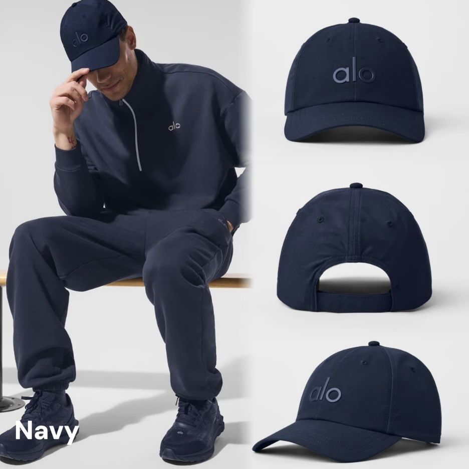 スタイリッシュ〈Alo Yoga 〉Performance Off-Duty Cap キャップ (ALO