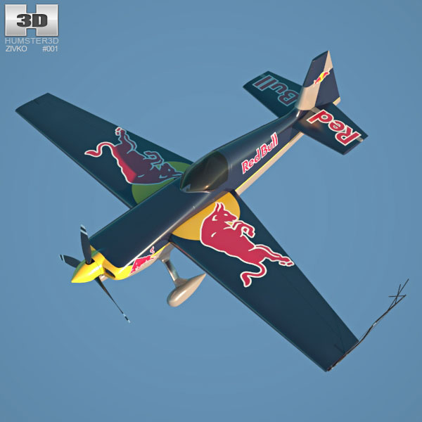 ジブコ・エッジ540 アクロバット機 3Dモデル - ダウンロード 小型