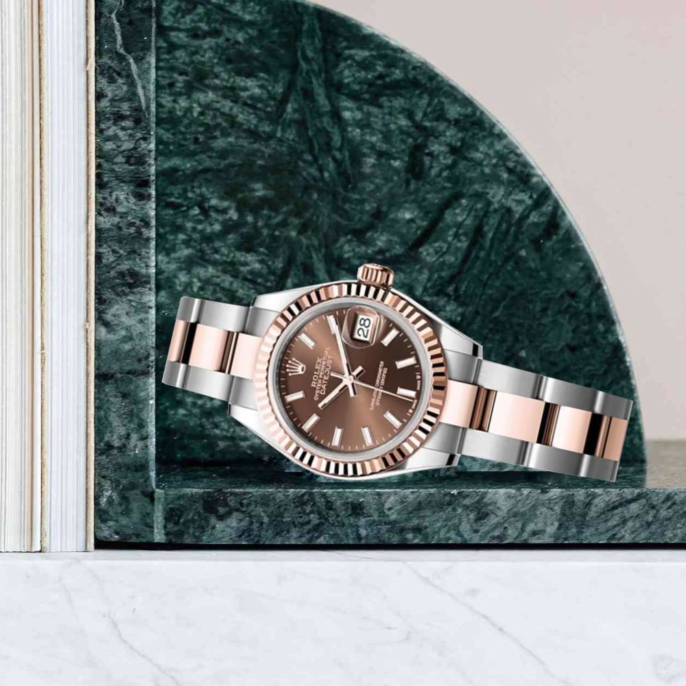 Rolex Lady-Datejust 279171-0018 | Chocolate Dial Two Tone