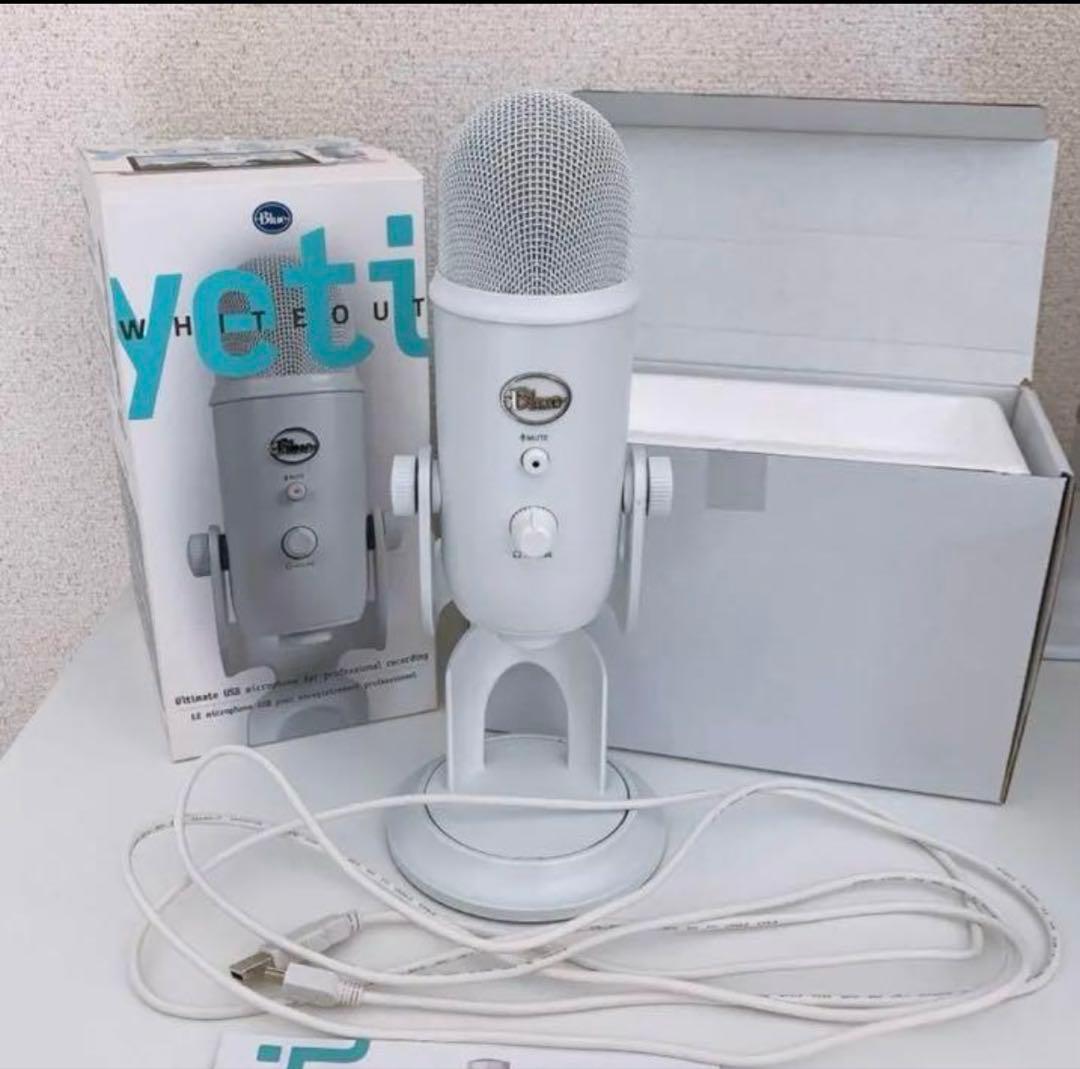 Blue Yeti Whiteout コンデンサーマイク Blue Yeti whiteout/USBマイク Blue Microphone Yeti USB Desktop