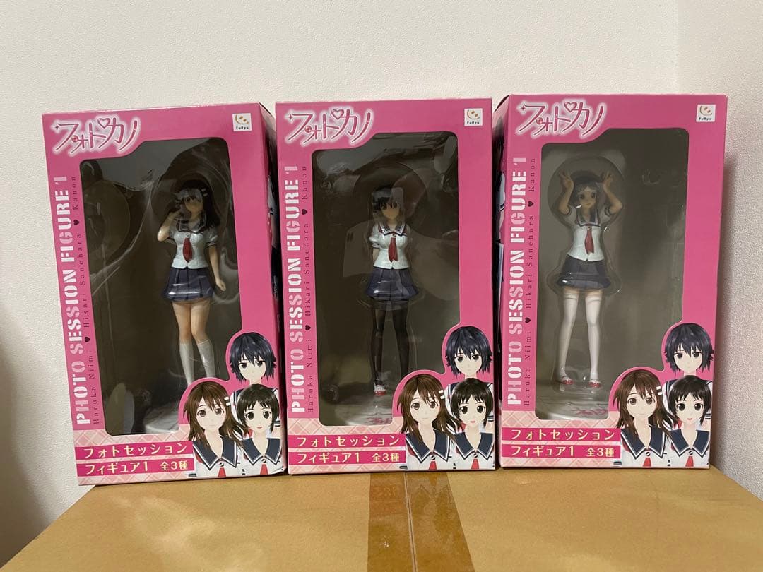 フォトカノ フォトセッション フィギュア1 全3種セット未開封品 深角友恵 フォトカノ フォトセッションフィギュア - メルカリ