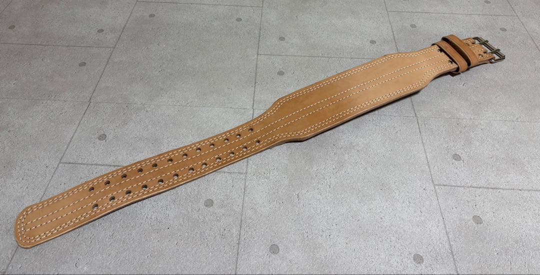 希少　新品　アメリカンドリーム レザー　革製　トレーニングベルト　希少Sサイズ