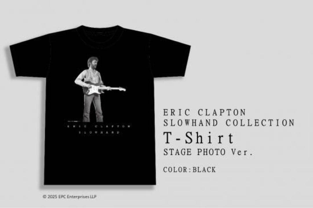エリック・クラプトン “SLOWHAND COLLECTION” Tシャツ ERIC CLAPTON “SLOWHAND COLLECTION” Tシャツ（アルバム・カヴァーVer