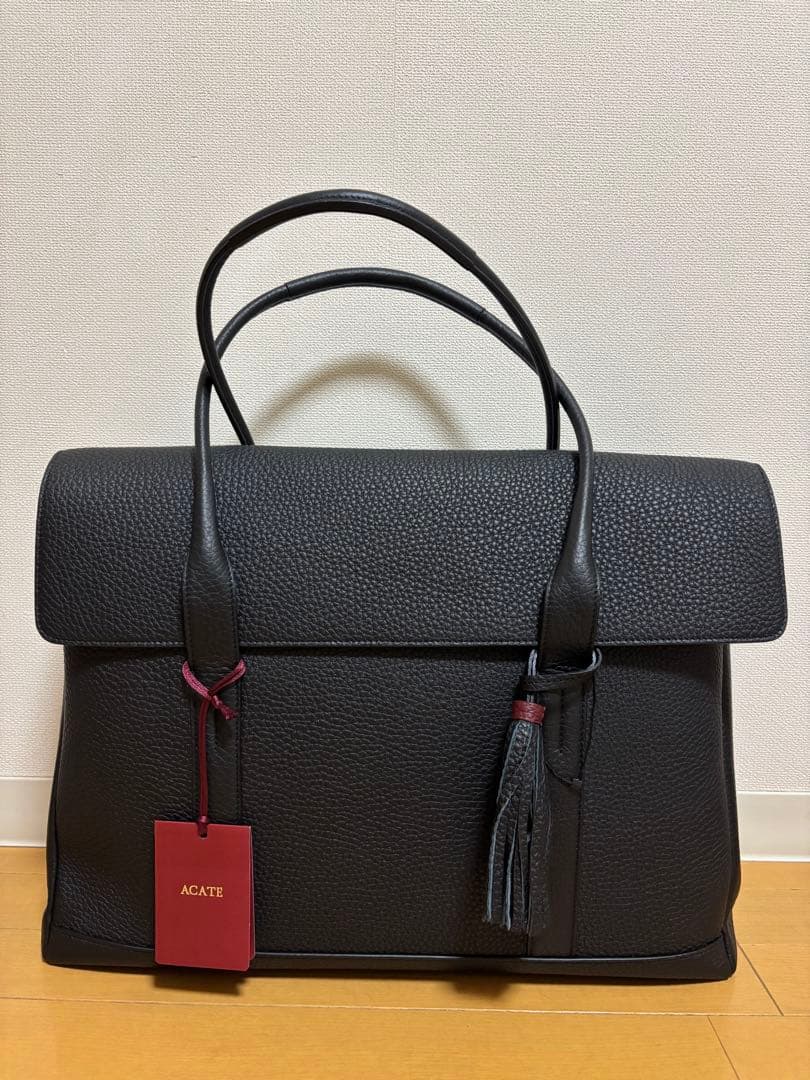 新品未使用品 ACATE トートバッグ ボストンバック ブラック ボストンバッグ | ACATE