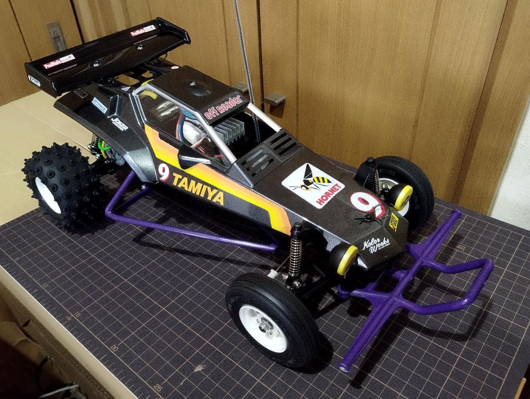 タミヤ　１／１０電動RC　ホーネット（組立済）と送信機のセット