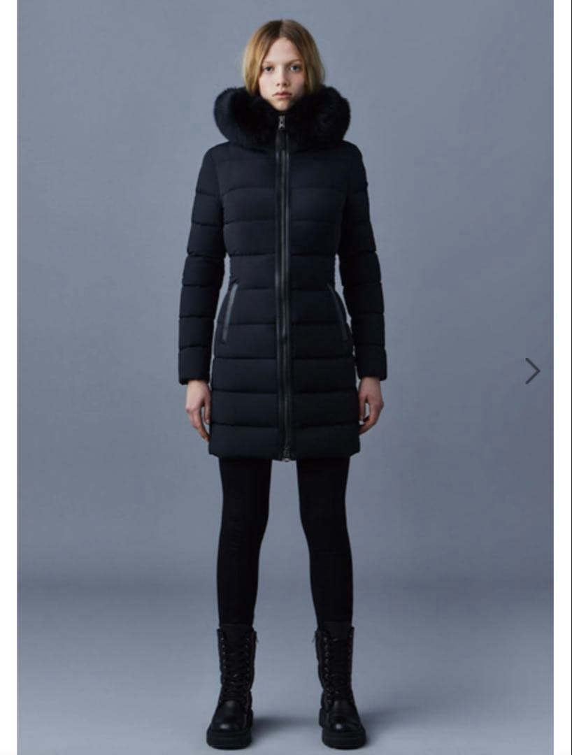 MACKAGE マッカージュブラックファー付きダウンジャケット　CALLA-BX s-musee_331025148